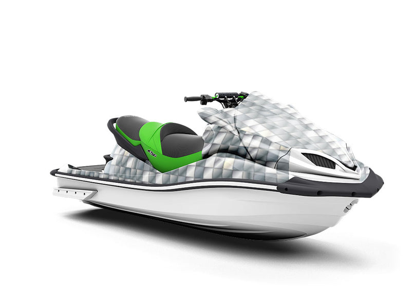 Tiled Shower Mosaic Jet Ski Vinyl Customized Wrap