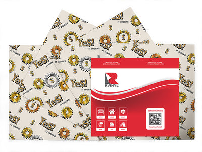 times money bling Craft Vinyl Sheet Pack