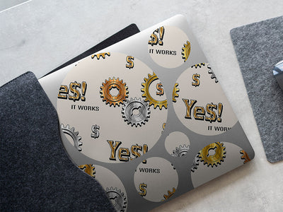 times money bling DIY Laptop Stickers