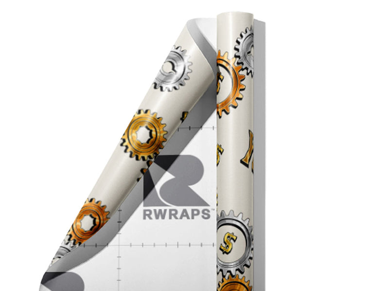 Times Money Bling Wrap Film Sheets~Rwraps Series 914 Times Money Bling Scrolled Sheet~3