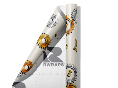 Times Money Bling Wrap Film Sheets~Rwraps Series 914 Times Money Bling Scrolled Sheet~3