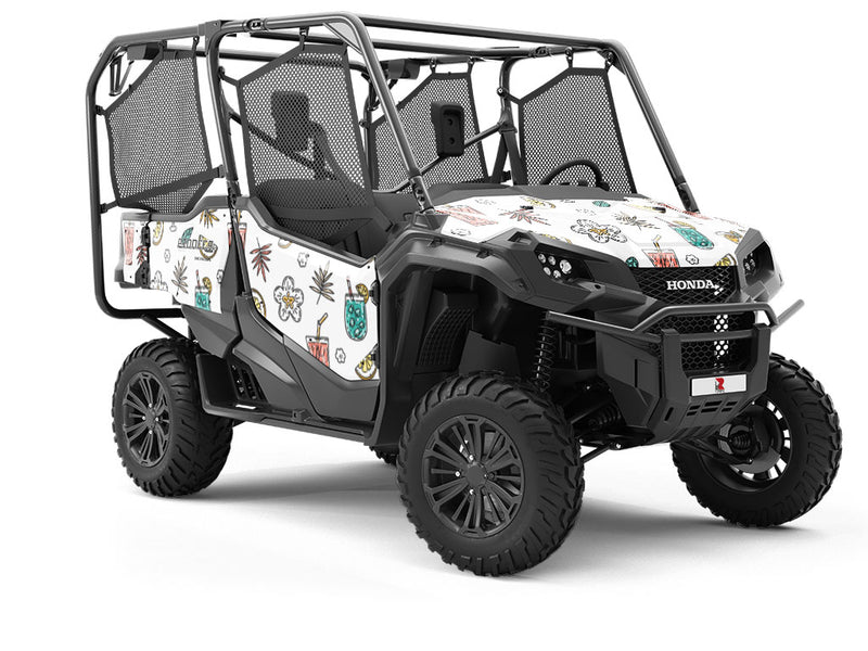 Tipsy Tropics Alcohol Utility Vehicle Vinyl Wrap