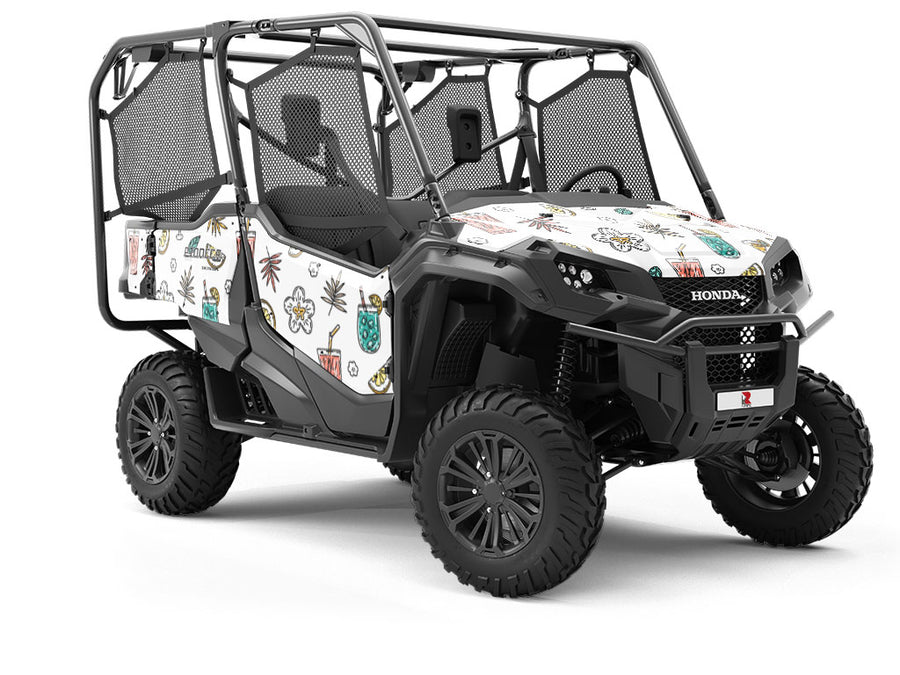 Tipsy Tropics Alcohol Utility Vehicle Vinyl Wrap