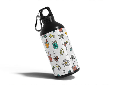 tipsy tropics alcohol Water Bottle DIY Stickers