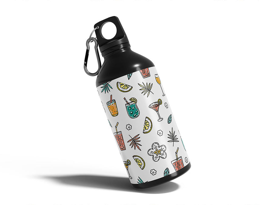 tipsy tropics alcohol Water Bottle DIY Stickers