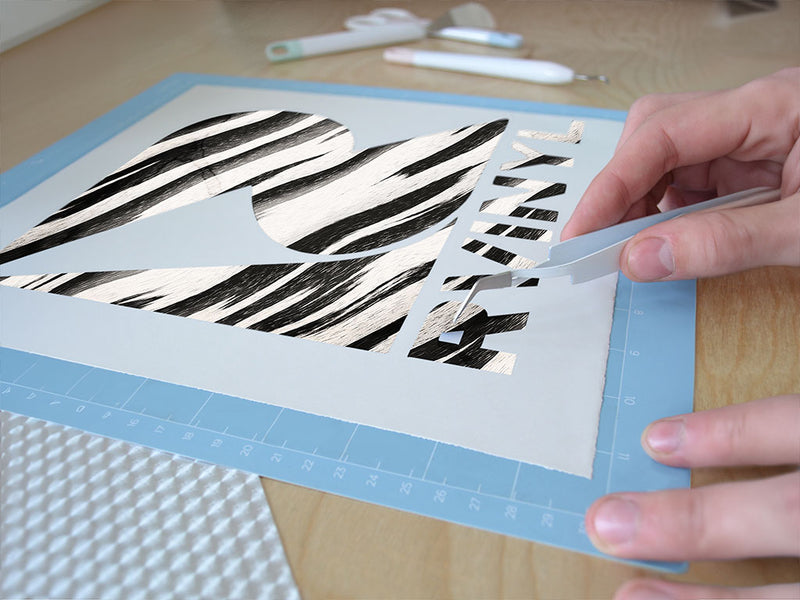 tipsy zebra animal print Easy Weed Craft Vinyl