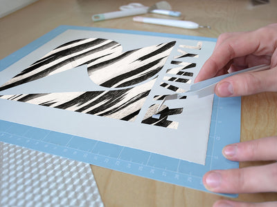 tipsy zebra animal print Easy Weed Craft Vinyl