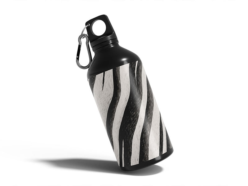 tipsy zebra animal print Water Bottle DIY Stickers