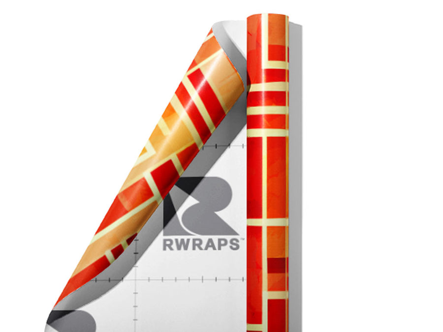 Tit Tat Art Deco Wrap Film Sheets~Rwraps Series 914 Tit Tat Art Deco Scrolled Sheet~3