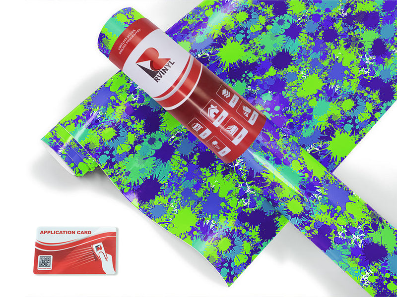 to funkytown paint splatter Craft Vinyl Roll