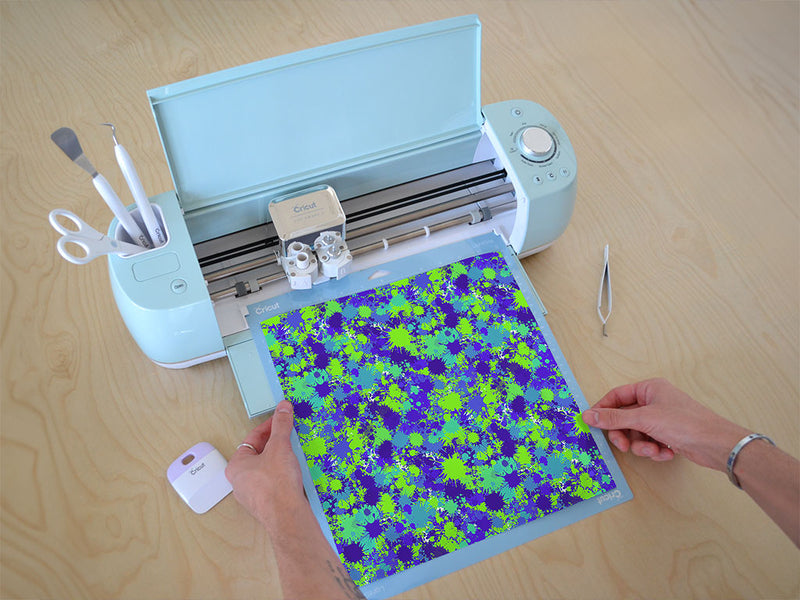 to funkytown paint splatter Cricut Compatible Vinyl