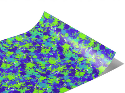 To Funkytown Paint Splatter Vinyl Wraps~Rwraps Series 914 Digitally Printed Vinyl Wrap~0