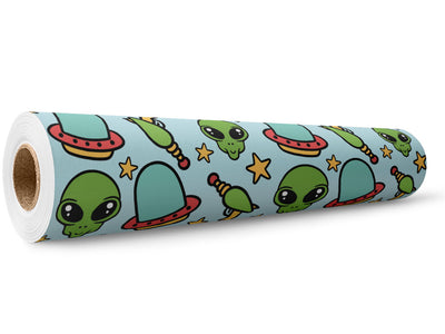 To Your Leader Science Fiction Wrap Film Wholesale Roll~Rwraps Series 914 Digitally Printed Vinyl Roll~5