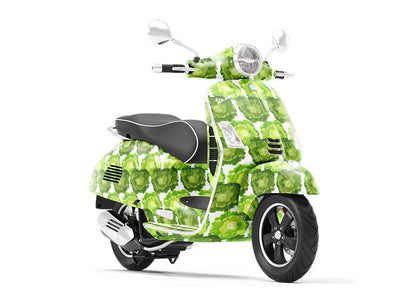 Tom Thumb Butterhead Vegetable Vespa Scooter Wrap Film