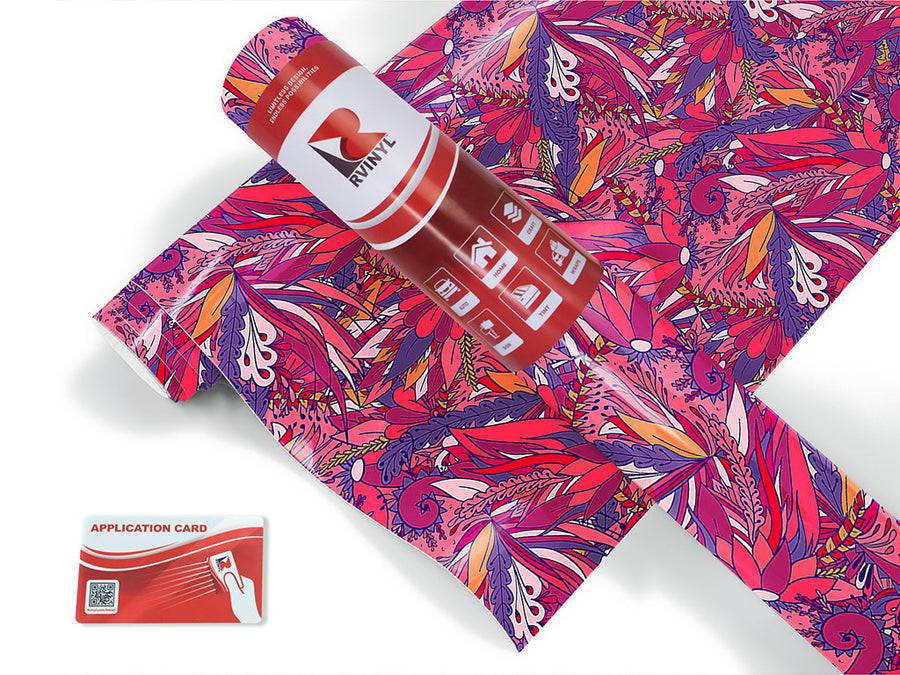 tomorrows lies floral Craft Vinyl Roll