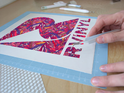 tomorrows lies floral Easy Weed Craft Vinyl