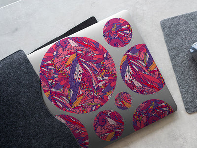 tomorrows lies floral DIY Laptop Stickers