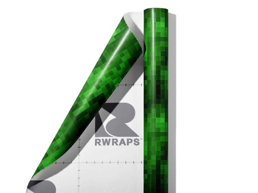 Too Slimy Pixel Wrap Film Sheets~Rwraps Series 914 Too Slimy Pixel Scrolled Sheet~3
