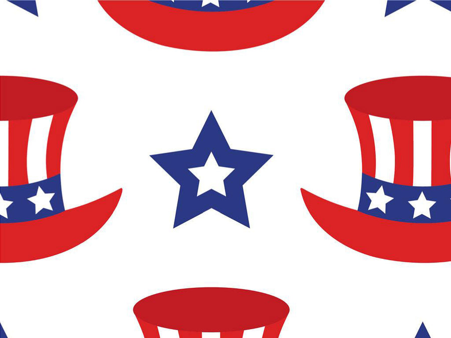 Top Hat Americana Vinyl Wrap Pattern~Rwraps Series 914 Digitally Printed Vinyl Wrap~0