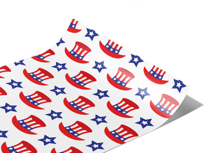 Top Hat Americana Vinyl Wraps~Rwraps Series 914 Digitally Printed Vinyl Wrap~1