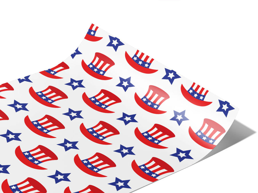 Top Hat Americana Vinyl Wraps~Rwraps Series 914 Digitally Printed Vinyl Wrap~1