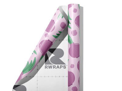 Torpedo Red Vegetable Wrap Film Sheets~Rwraps Series 914 Torpedo Red Vegetable Scrolled Sheet~3
