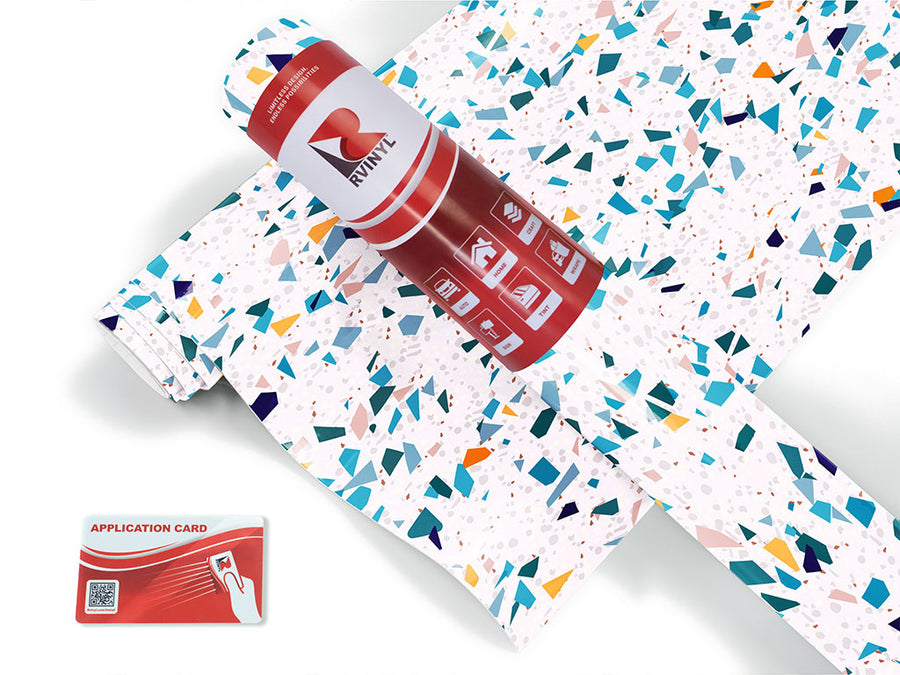 torta terrazzo stone Craft Vinyl Roll