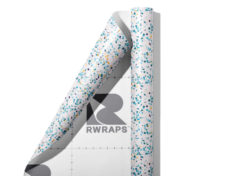 Torta  Terrazzo Wrap Film Sheets~Rwraps Series 914 Torta  Terrazzo Scrolled Sheet~3