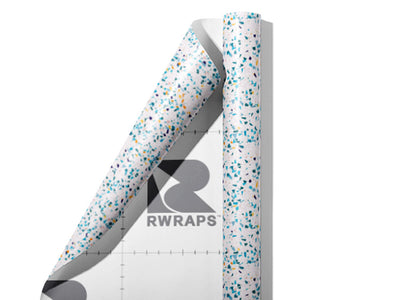 Torta  Terrazzo Wrap Film Sheets~Rwraps Series 914 Torta  Terrazzo Scrolled Sheet~3
