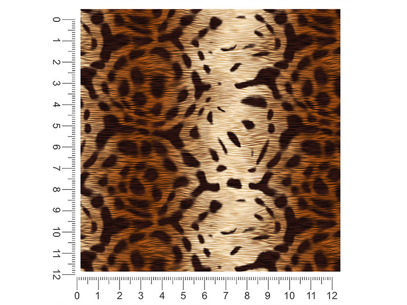 tortoise tiger animal print 1ft x 1ft Craft Sheets