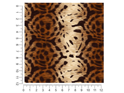 tortoise tiger animal print 1ft x 1ft Craft Sheets