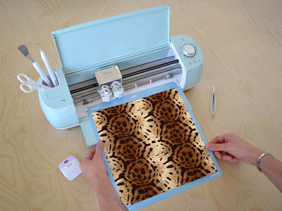 tortoise tiger animal print Cricut Compatible Vinyl