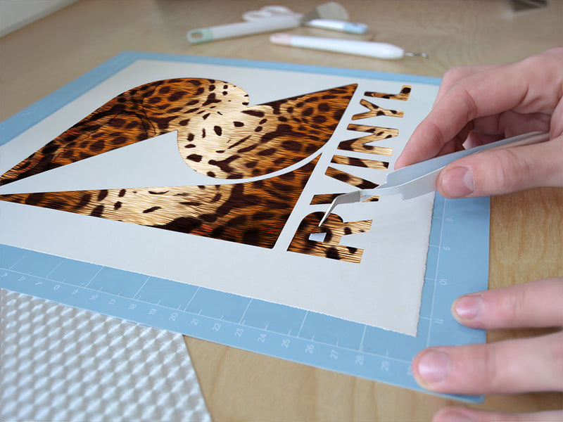 tortoise tiger animal print Easy Weed Craft Vinyl