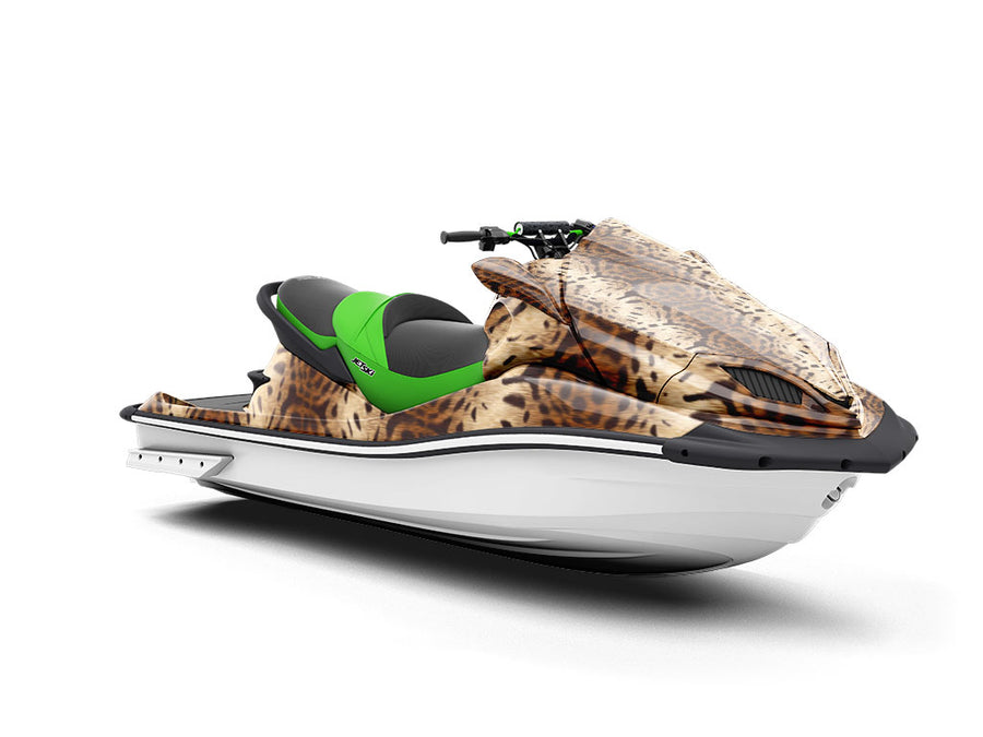 Tortoise Tiger Jet Ski Vinyl Customized Wrap