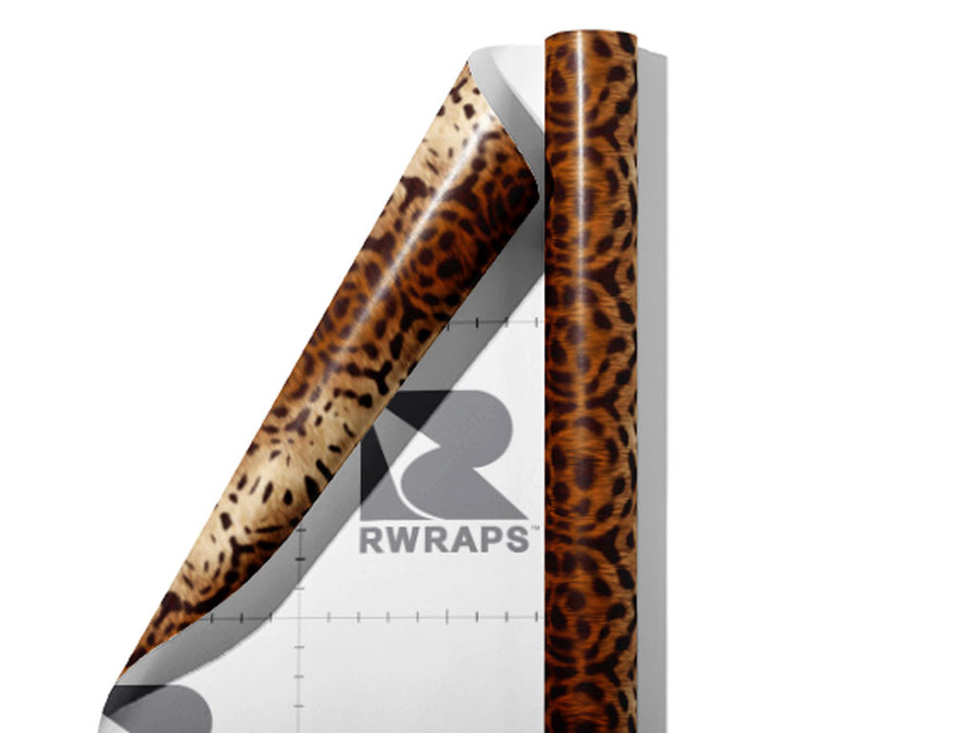 Tortoise Tiger Wrap Film Sheets~Rwraps Series 914 Tortoise Tiger Scrolled Sheet~5