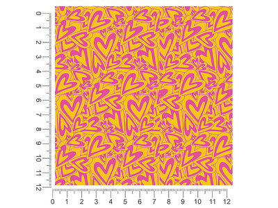 total crush heart 1ft x 1ft Craft Sheets
