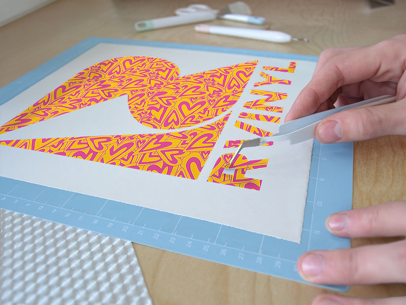 total crush heart Easy Weed Craft Vinyl