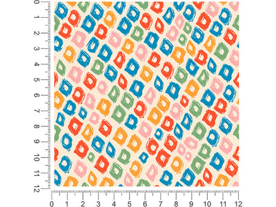 total excitement abstract geometric 1ft x 1ft Craft Sheets