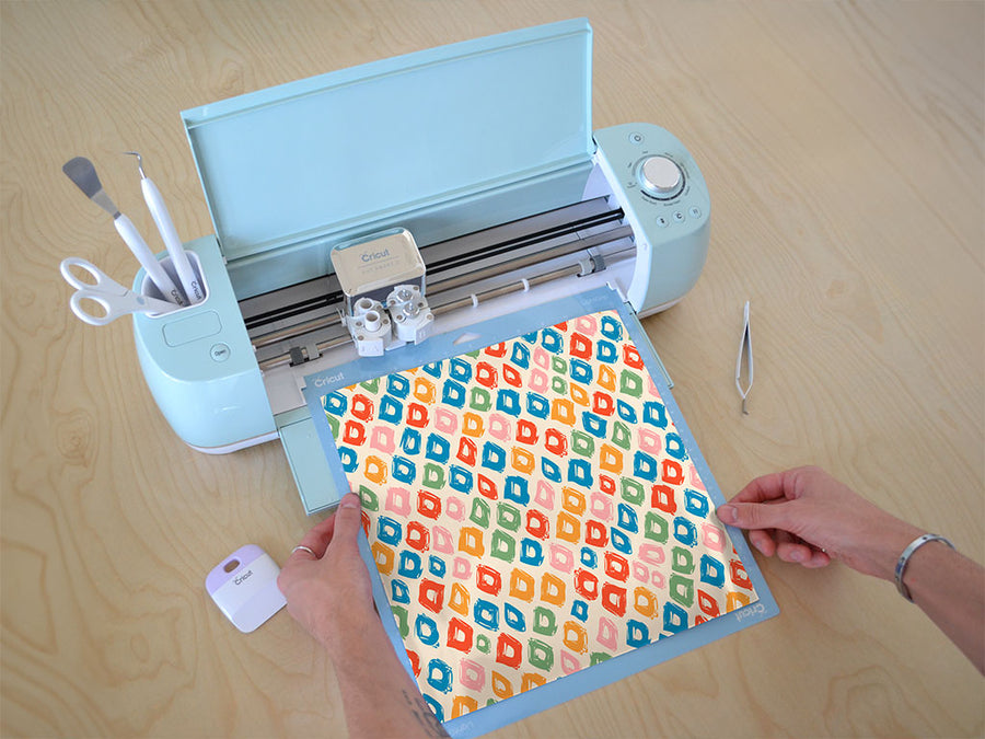 total excitement abstract geometric Cricut Compatible Vinyl
