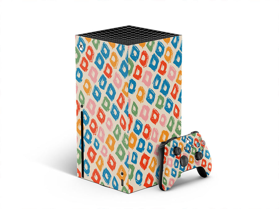 total excitement abstract geometric XBOX DIY Decal