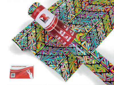 total trapezoid mosaic Craft Vinyl Roll