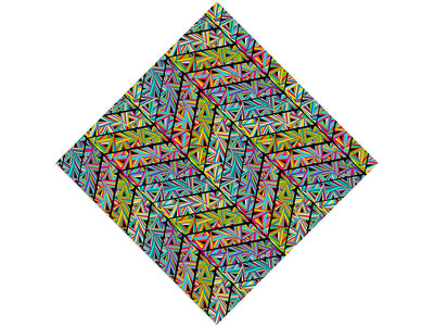 Total Trapezoid Mosaic Vinyl Wrap Pattern