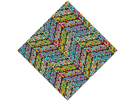 Total Trapezoid Mosaic Vinyl Wrap Pattern