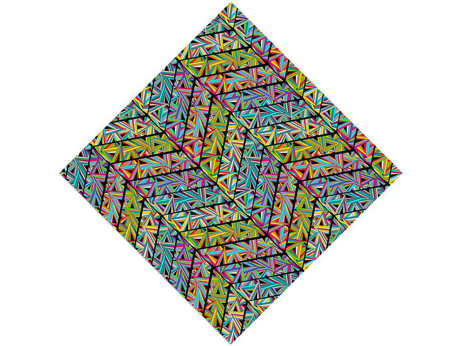 Total Trapezoid Mosaic Vinyl Wrap Pattern
