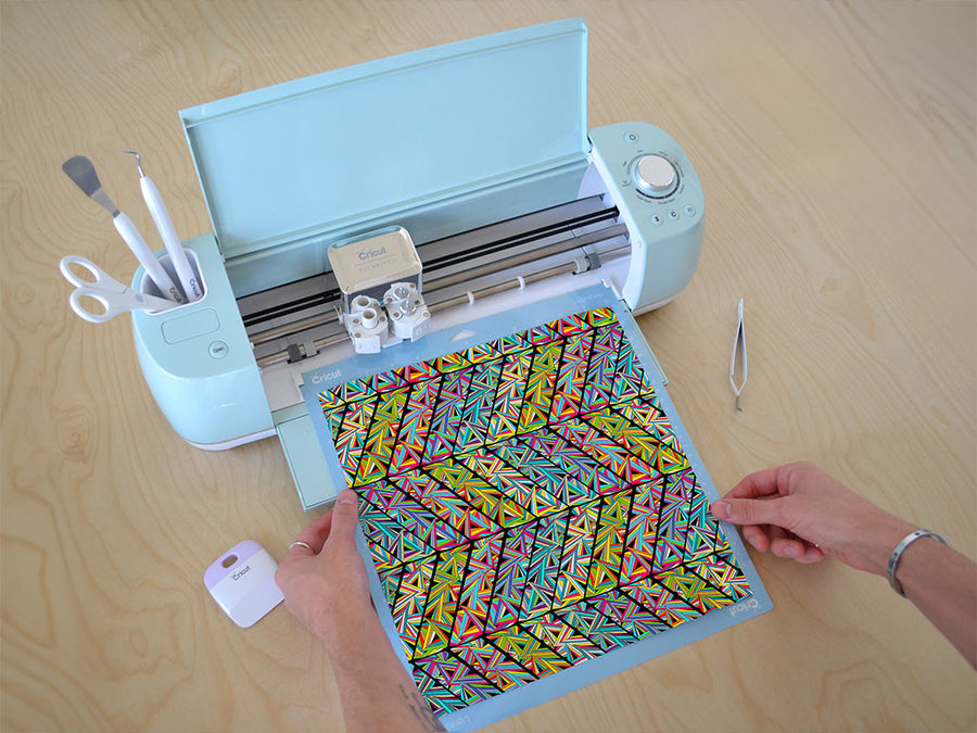 total trapezoid mosaic Cricut Compatible Vinyl