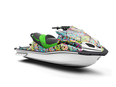 Total Trapezoid Mosaic Jet Ski Vinyl Customized Wrap
