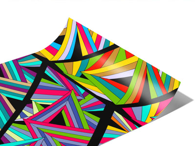 Total Trapezoid Mosaic Vinyl Wraps~Rwraps Series 914 Digitally Printed Vinyl Wrap~0