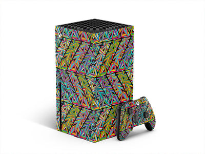 total trapezoid mosaic XBOX DIY Decal