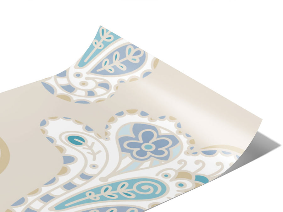 Total Whiteout Paisley Vinyl Wraps~Rwraps Series 914 Digitally Printed Vinyl Wrap~0