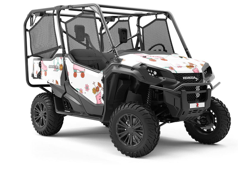 Totally Groovy Sport Utility Vehicle Vinyl Wrap